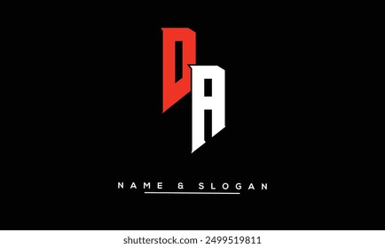 DA, AD Abstract Letters Logo Monogram