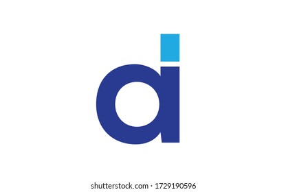 da or ad Letter Initial Logo Design, Vector Template