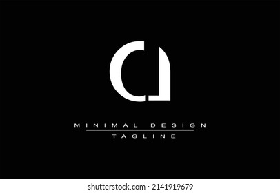 DA or AD Minimalist Logo design Vector  Art Illustration