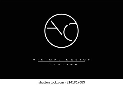 DA or AD Minimalist Logo design Vector  Art Illustration