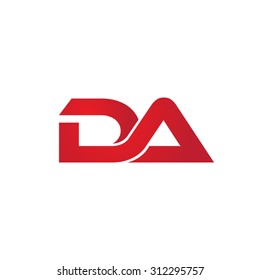 DA company linked letter logo