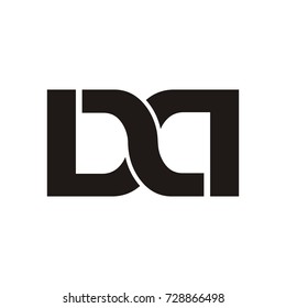 DA or DD logo initial letter design template vector