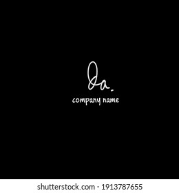 logotipo escrito a mano para identidad