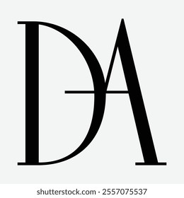 DA Initial Letter Logo Symbol