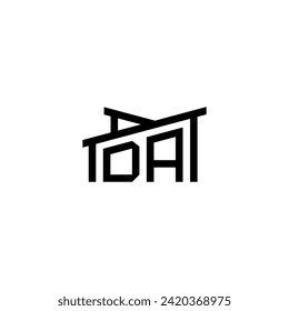 DA Initial Letter in Real Estate Logo Concept.eps DA Initialbrief in Real Estate Logo Concept