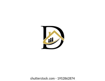 DA initial logo design vector icon template