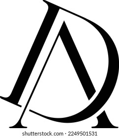 logotipo inicial de marca de lujo