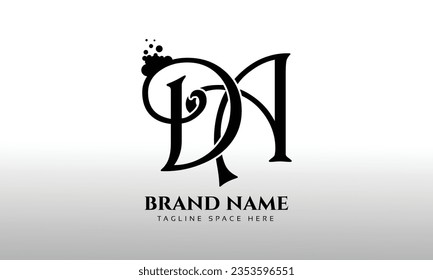 DA initials letter logo design templates