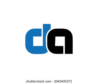 DA Letter Logo Alphabet Design Icon Vector Symbol Creative Idea.