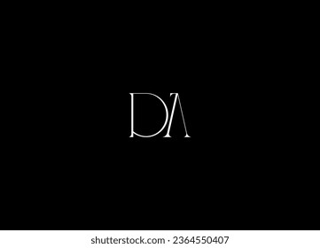 DA letter logo design and graphic logo design