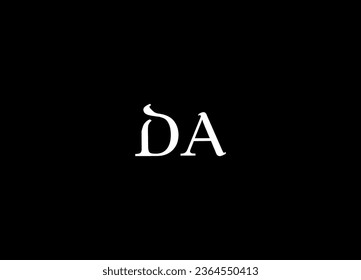 DA letter logo design and graphic logo design