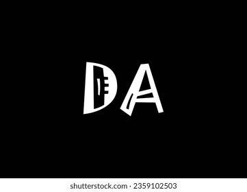 DA  letter logo design and monogram logo