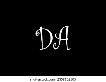 DA  letter logo design and monogram logo