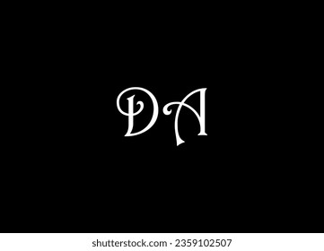 DA  letter logo design and monogram logo