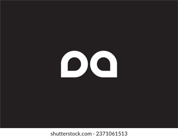 da letter logo and monogram design