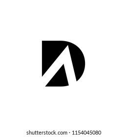 da letter logo vector