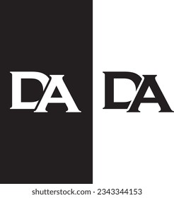 DA letter logo for your company