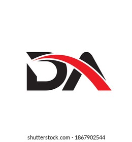 DA LETTER VECTOR LOGO DESIGN