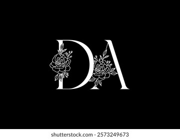 DA Logo Design Creative and Modern Logo Design
