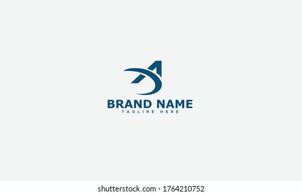 DA Logo Design Template Vector