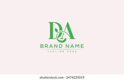 DA logo Design Template Vector Graphic Branding Element