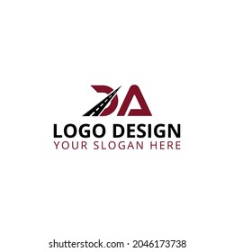 DA Logo Design Transportation Logo