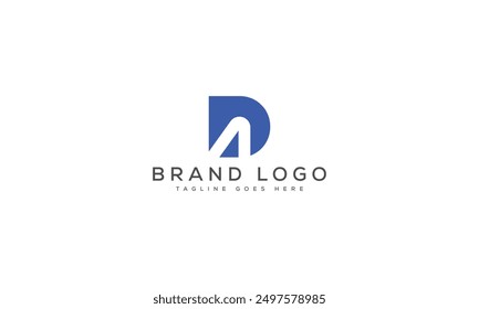 DA logo design vector template design for brand