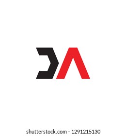 DA logo letter design 