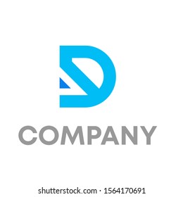 DA logo vector design template sign