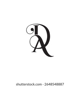 DA luxury logo, da logo, da vector, da initials 