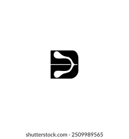 DA monogram logo design letter text name symbol monochrome logotype alphabet character simple logo