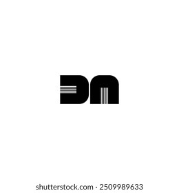 DA monogram logo design letter text name symbol monochrome logotype alphabet character simple logo