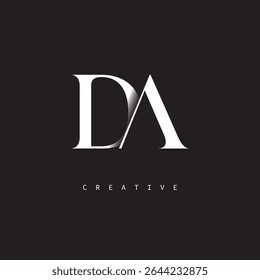 DA Monogram Logo Minimal Elegant