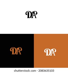 DA TYPOGRAPHY LOGO VECTOR TEMPLATE