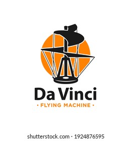 Da Vinci glyph logo design or
Leonardo Da Vinci