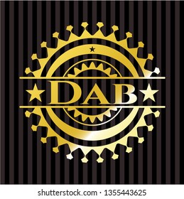 Dab gold shiny emblem