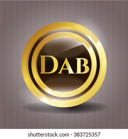 Dab golden emblem