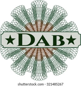 Dab linear rosette