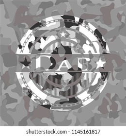Dab on grey camo texture