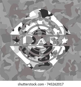 Dab on grey camo texture