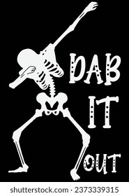 Dab It Out Cut File eps cut file for cutting machine