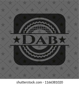 Dab realistic black emblem