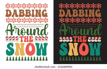 Dabbing Around The Snow Design