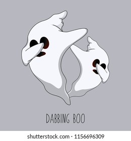 Dabbing Boo Ghost