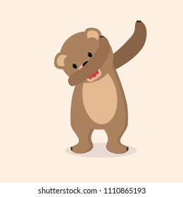 Dabbing teddy Bear Funny