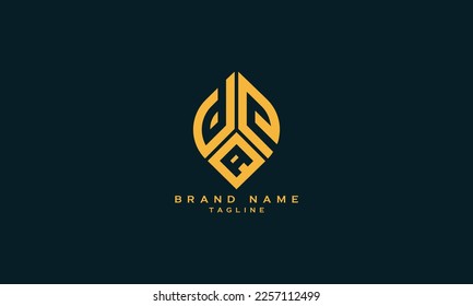 DAC, ADC, CDA, Abstract initial monogram letter alphabet logo design
