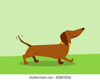 dachshund cartoon