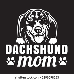 Dachshund dog owner wiener pet lover EPS mom cute art