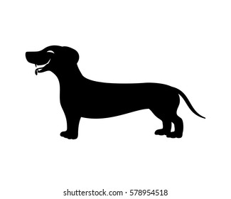 Dachshund dog sign.