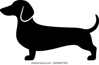 Dachshund High Quality EPS Vector File Featuring Clean and Editable Elements for Professional Print, Web, and Graphic Design Use